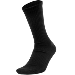 Unisex Socks - Foot Locker 3 Pack Crew Size 7-11 - Black-Black