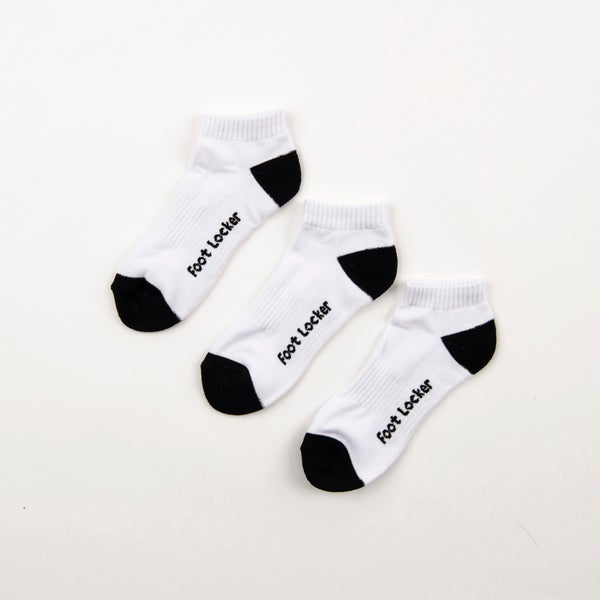 Foot Locker Size 7-11 3 Pack Ankle Sock Image 1 of 2. Tap to open photo gallery.