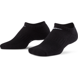 Unisex Socks - Nike 3 Pack Crew Sock S - Black-Black