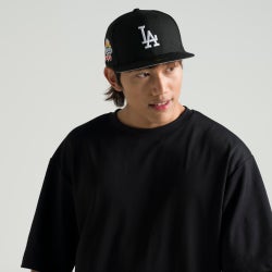 Unisex Caps - New Era 59Fifty Los Angeles Dodgers - Black-White-Grey