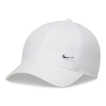 White-Metalic Silver- METAL SWOOSH