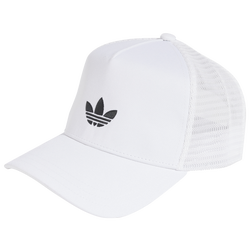 Unisex Caps - adidas Cruved Trucker Cap - White-Black