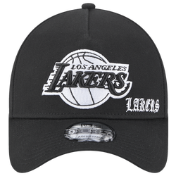 Unisex Caps - New Era 9Forty A-frame Gothic Lakers - Black-White