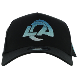 Unisex Caps - New Era 39Thirty A Frame - Black-Aqua