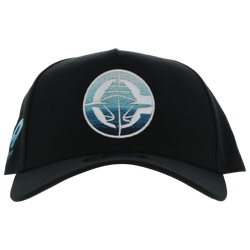 Unisex Caps - New Era 39Thirty A Frame - Black-Aqua