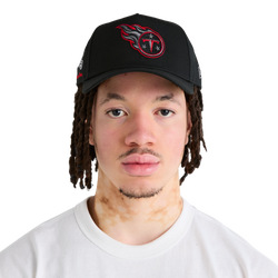 Unisex Caps - New Era 9Forty A Frame - Black-Scarlet Red