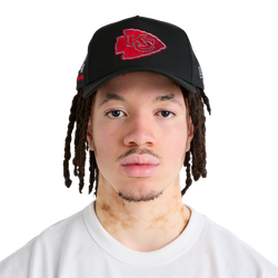 Unisex Caps - New Era 9Forty A Frame - Black-Scarlet Red