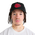 New Era 9Forty A Frame - Unisex Caps Black-Scarlet Red
