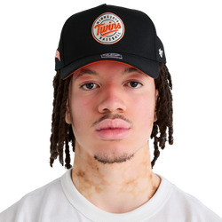Unisex Caps - 47 Brand Pintch Front Cap - Black-White-Orange