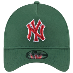 Unisex Caps - New Era 9Forty A-frame Ny Yankees - Cilantro-Red