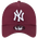 New Era 9FORTY A-frame NY Yankees - Unisex Caps Dark Red