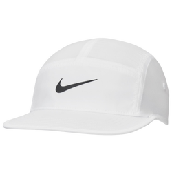 Unisex Caps - Nike Dri-fit Fly Unstructured Swoosh Cap - White-Anthracite-(Black)
