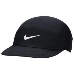 Unisex Caps - Nike Dri-fit Fly Unstructured Swoosh Cap - Black-Anthracite-(White)