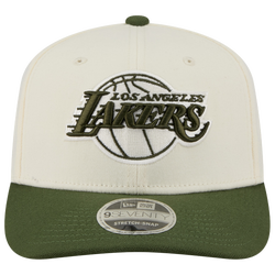 Unisex Caps - New Era 9Seventy Lakers Rifle Green - White-White