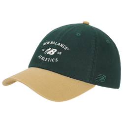Unisex Caps - New Balance 6 Panel Athletics Caps - Dark Green