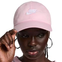 Unisex Caps - Nike Club Unstructured Swoosh Cap - Pink Foam-White-0