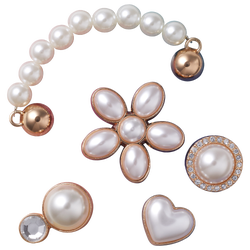 Unisex Sport Accessories - Crocs Danity Pearl Jewelry 5 Pack - Multi Colour-Multi Colour