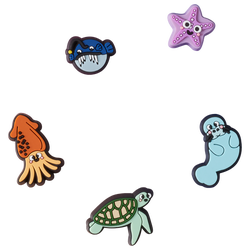 Unisex Sport Accessories - Crocs Tiny Deep Sea Friends 5 Pack - Multi Colour-Multi Colour