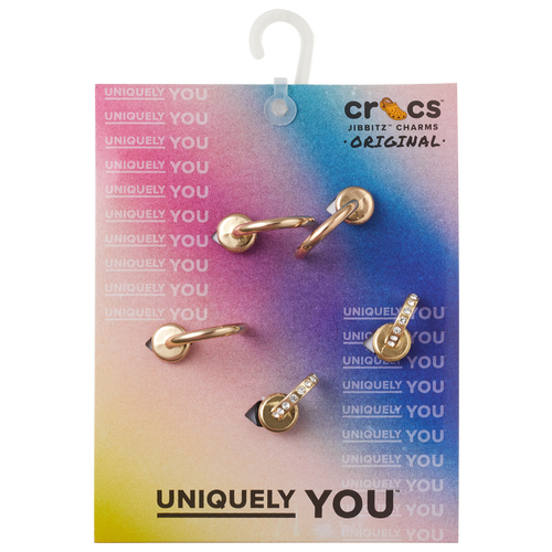 Crocs Summer Nostalgia Gold 5Pk Image 3 of 4. Tap to open photo gallery.
