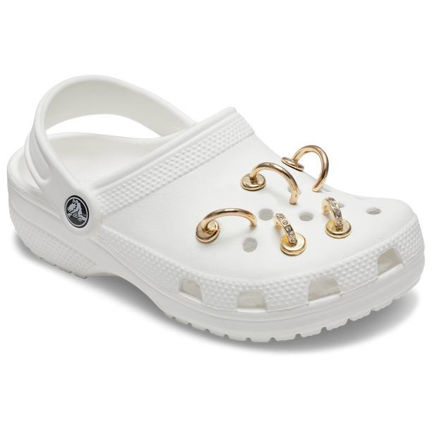 Crocs Summer Nostalgia Gold 5Pk Image 4 of 4. Tap to open photo gallery.