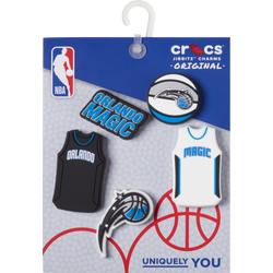 Unisex Sport Accessories - Crocs Jibbitz NBA Orlando Magic 5 Pack - Multi Colour-Multi Colour