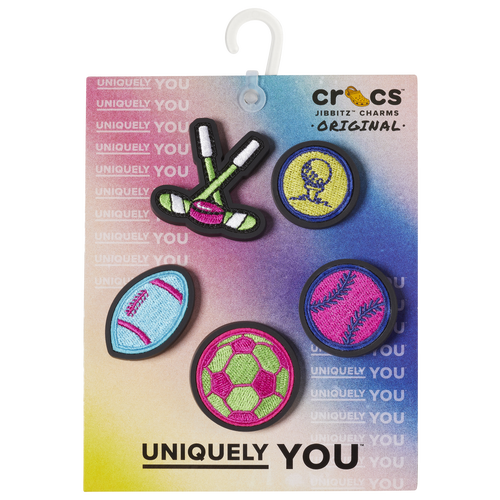 Crocs Neon Sports Patches 5 Pack Image 2 of 3. Tap to open photo gallery.