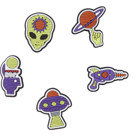 Crocs Extra Terrestrial 5 Pack Image 1 of 3. Tap to open photo gallery.