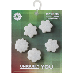 Unisex Sport Accessories - Crocs Jibbitz Winter Night Snowflakes 5 Pack - Multi Colour-Multi Colour