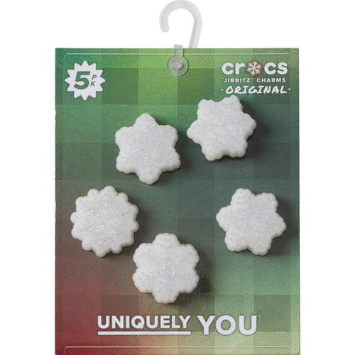 Crocs Jibbitz Winter Night Snowflakes 5 Pack Image 1 of 4. Tap to open photo gallery.