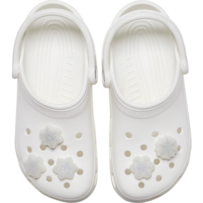 Crocs Jibbitz Winter Night Snowflakes 5 Pack Image 4 of 4. Tap to open photo gallery.