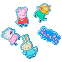 Unisex Sport Accessories - Crocs Jibbitz Peppa Pig 5 Pack - Multi Colour-Multi Colour