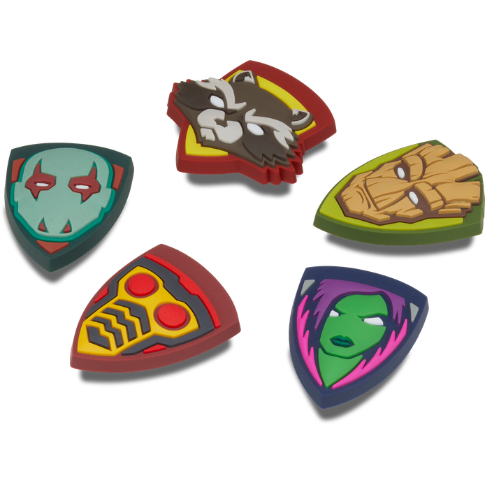 Crocs Jibbitz Guardians of The Galaxy 5 Pack Image 3 of 4. Tap to open photo gallery.
