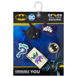 Unisex Sport Accessories - Crocs Jibbitz Batman 5 Pack - Multi Colour-Multi Colour