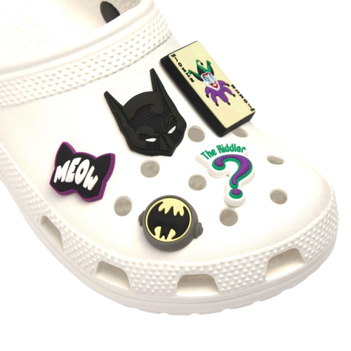 Crocs Jibbitz Batman 5 Pack Image 3 of 3. Tap to open photo gallery.