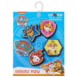 Unisex Sport Accessories - Crocs Jibbitz Paw Patrol 5 Pack - Multi Colour-Multi Colour