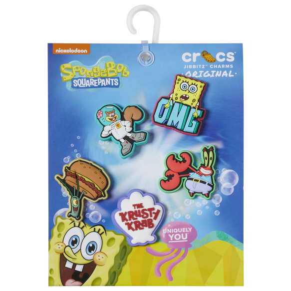 Crocs Jibbitz Spongebob 5Pack Image 3 of 4. Tap to open photo gallery.