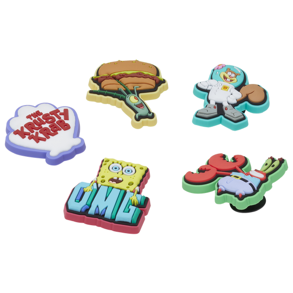 Crocs Jibbitz Spongebob 5Pack Image 4 of 4. Tap to open photo gallery.