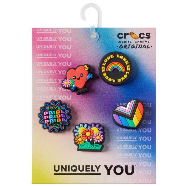 Crocs Jibbitz Love Is Love 5 Pack Image 2 of 3. Tap to open photo gallery.