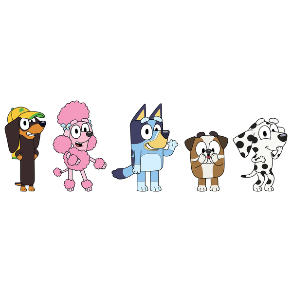 Crocs Jibbitz Bluey 5 Pack Image 1 of 1. Tap to open photo gallery.