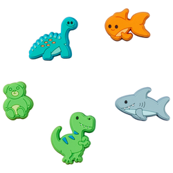 Unisex Sport Accessories - Crocs Cartoon Animal 5 Pack - Multi Colour-Multi Colour