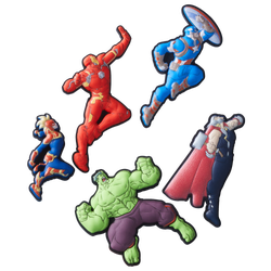 Unisex Sport Accessories - Crocs Avengers 5Pck - Multi Colour-Multi Colour