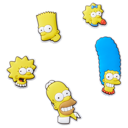Unisex Sport Accessories - Crocs The Simpsons 5Pck - Multi Colour-Multi Colour