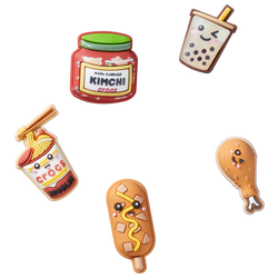 Unisex Sport Accessories - Crocs The Snack Pack 5 Pack - Multi Colour-Multi Colour