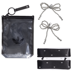 Unisex Sport Accessories - adidas Originals Ribbon  Laces & Charms - Black-Black