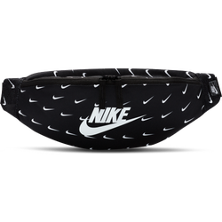 Unisex Bags - Nike Heritage Waist Bag - Black-Black-White