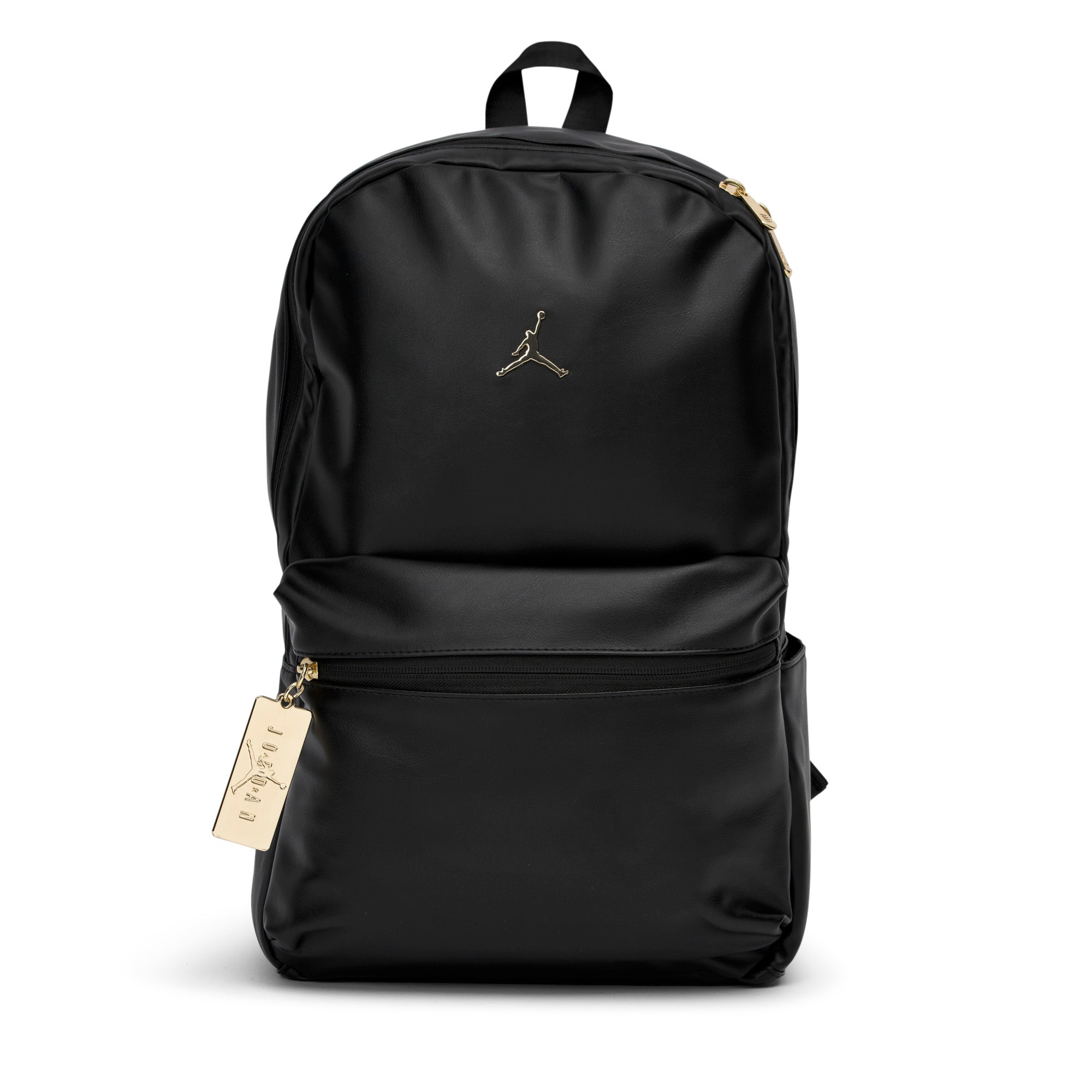 all black jordan backpack