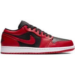 Men Shoes - Jordan 1 Low - Gym Red-Black-White