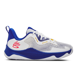 Men Shoes - Under Armour Curry HOVR Splash 3 - White-Team Royal-Beta
