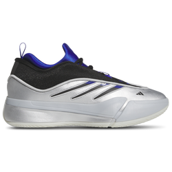 Men Shoes - adidas Dame 9 Low - Silver Met-Core Black-Lucid Blue