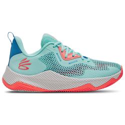 Men Shoes - Under Armour Curry HOVR Splash 3 - Turquoise-Cosmic Blue-Beta